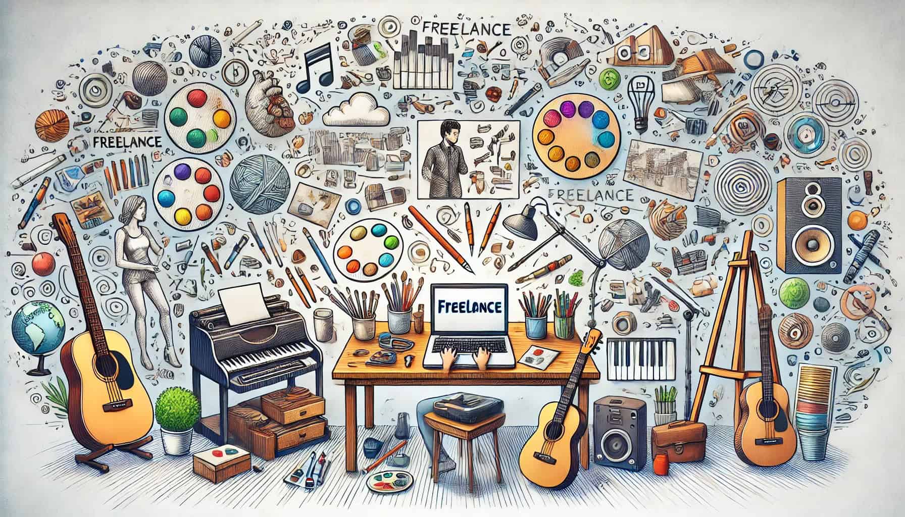 التنقل بين الصعود والهبوط في العمل الحر عبر الإنترنت